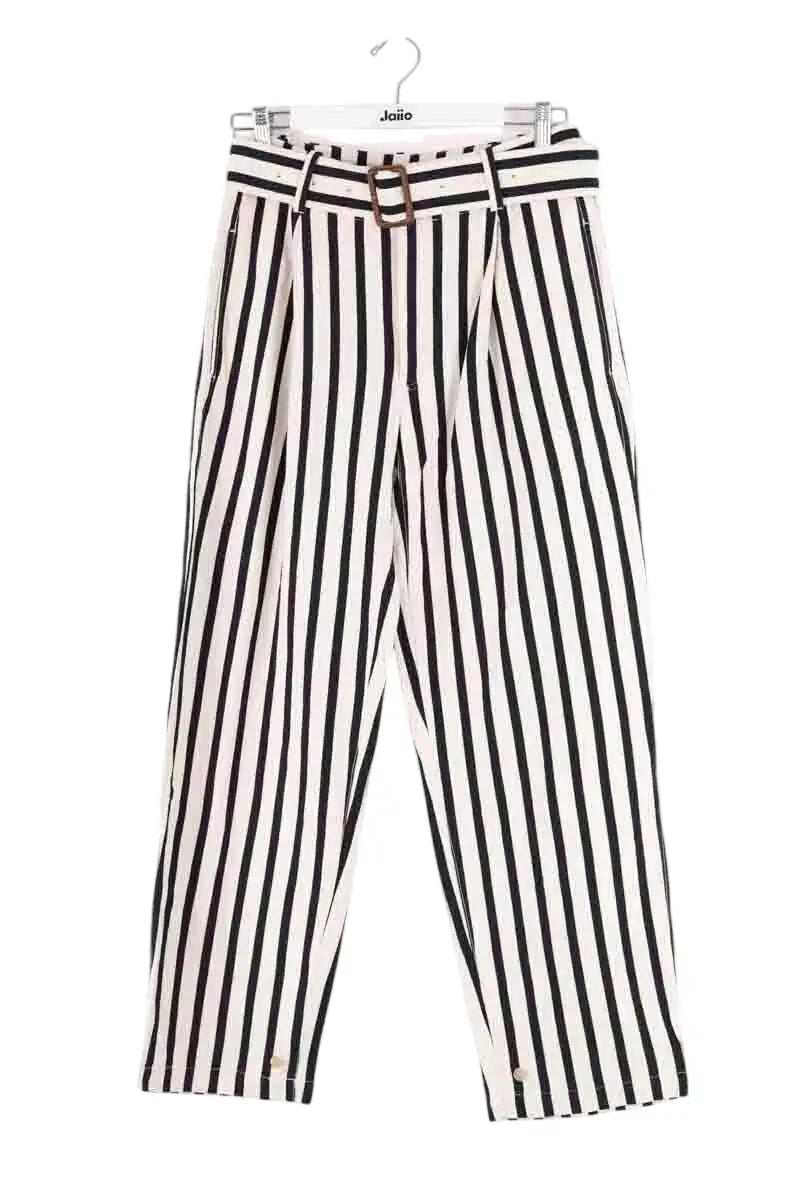 Pantalon droit Ralph Lauren Ecru en Coton, taille M - Seconde Main