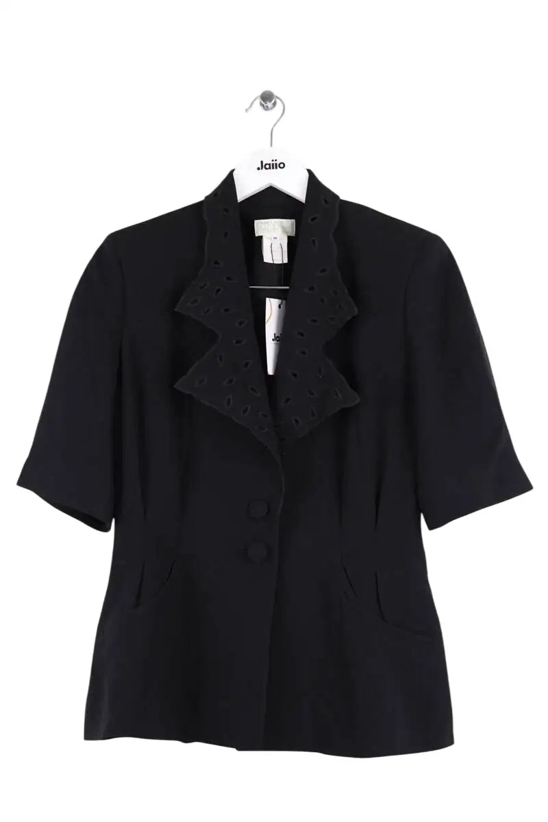 Blazer Emmanuelle Khanh Noir en Synthétique, taille L - Seconde Main