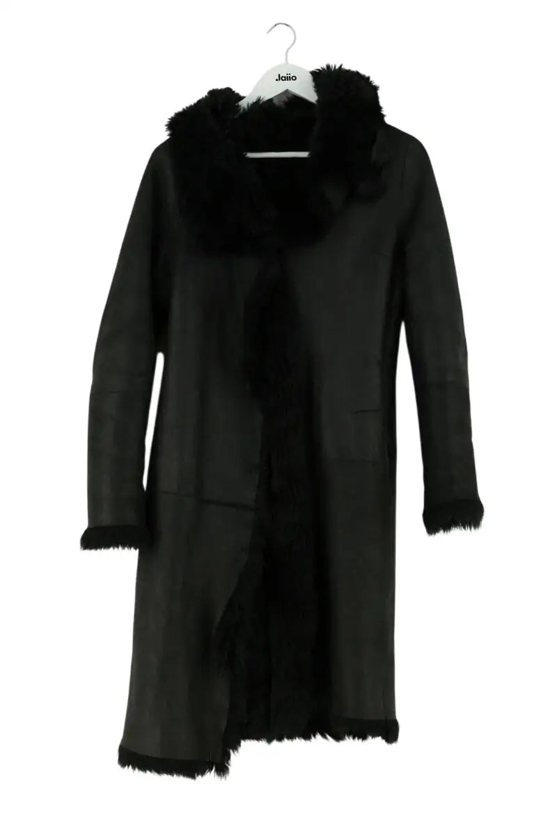 Peau Lainée  Joseph Noir en Cuir, taille S - Seconde Main