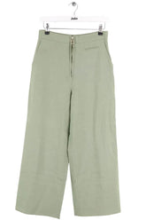 Pantalon Claudie Pierlot Vert en Viscose, taille S - Seconde Main