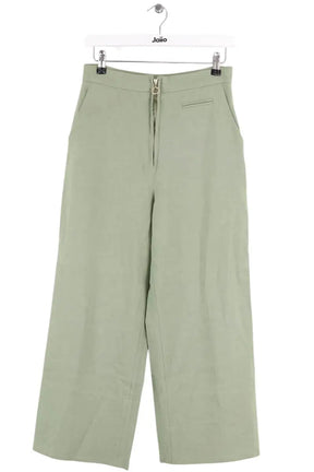 Pantalon Claudie Pierlot Vert en Viscose, taille S - Seconde Main