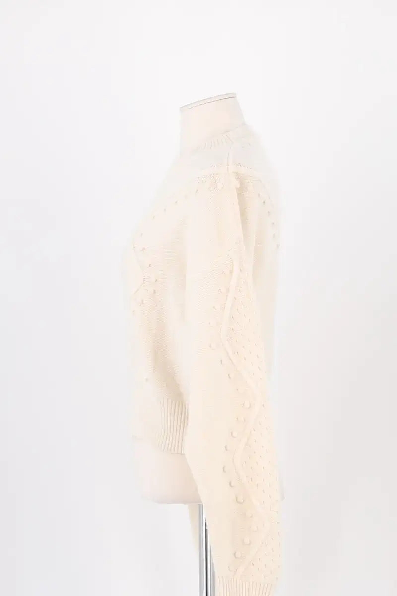 Pull The Kooples Ecru en Laine