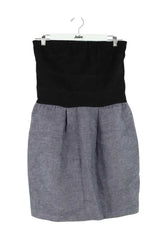 Robe Sandro Bleu en Viscose, taille L - Seconde Main