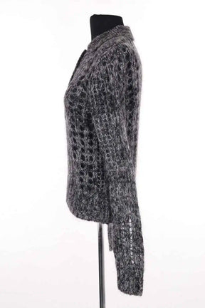 Pull Ganni Anthracite en Laine