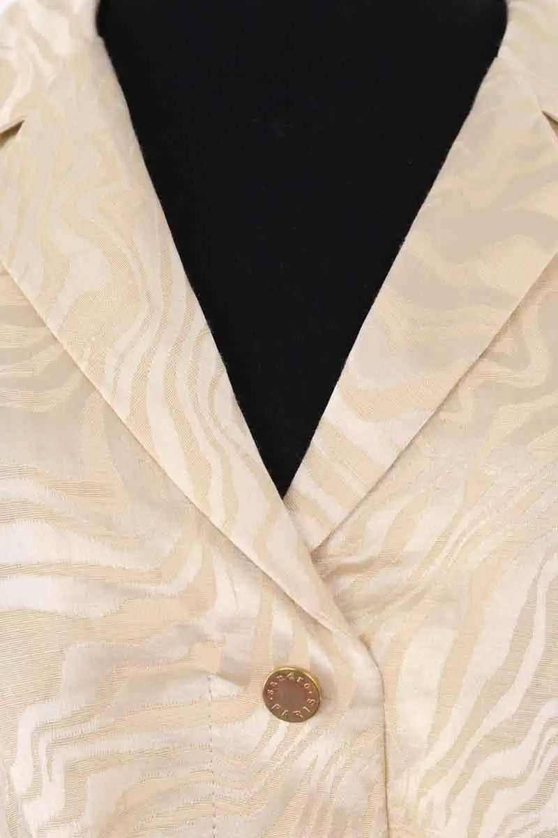 Robe Sandro Beige en Viscose