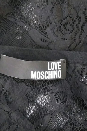 Top sans manche Moschino  Noir