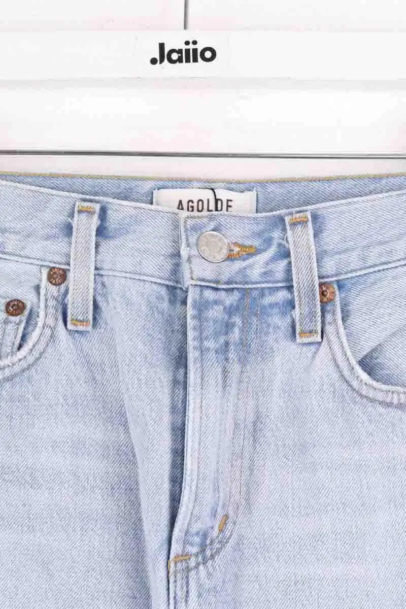 Jupe Agolde Bleu en Coton