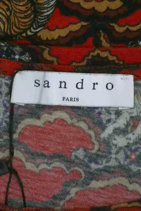 T-shirt Sandro Rouge en Coton