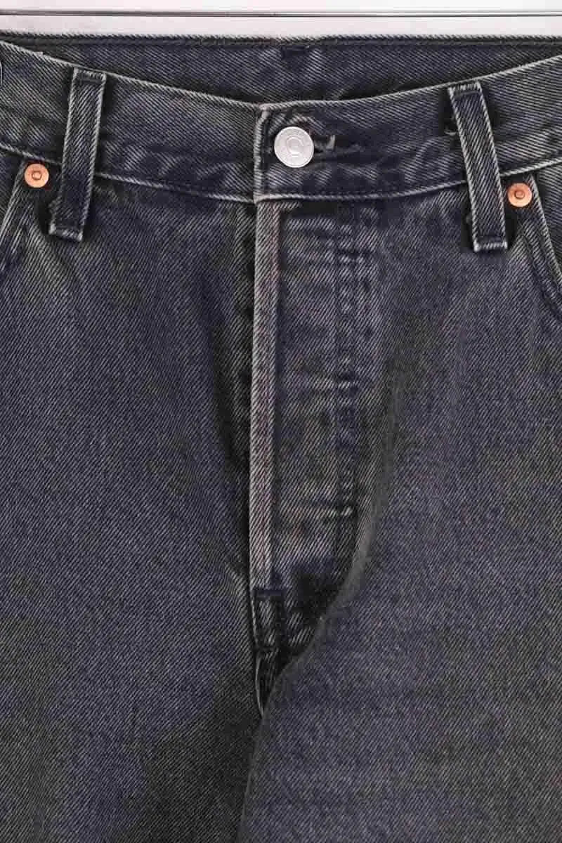 Jean droit Levi's 501 90's Noir en Coton