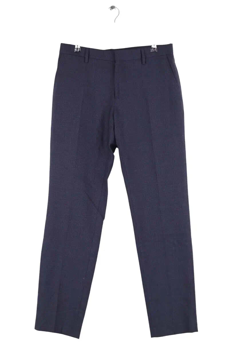 Pantalon de costume Tommy Hilfiger Marine en Coton, taille XL - Seconde Main