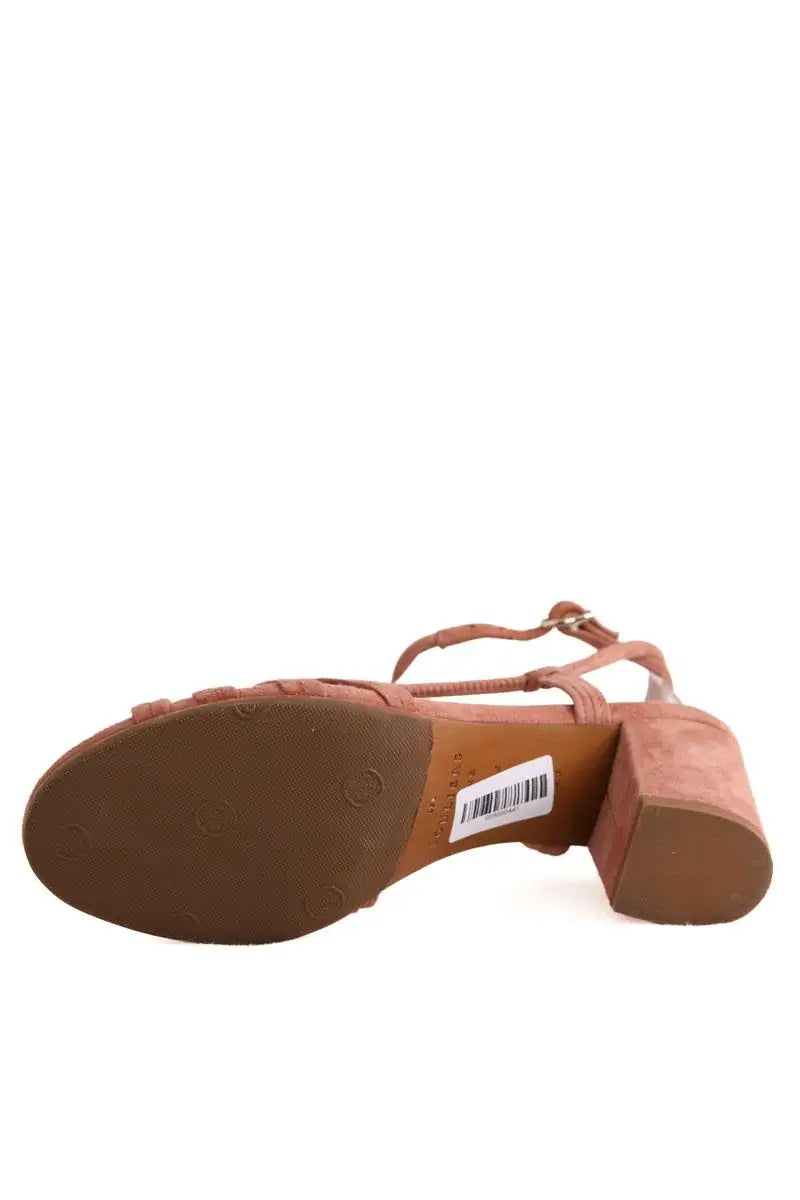 Sandales Sézane Rose en Daim