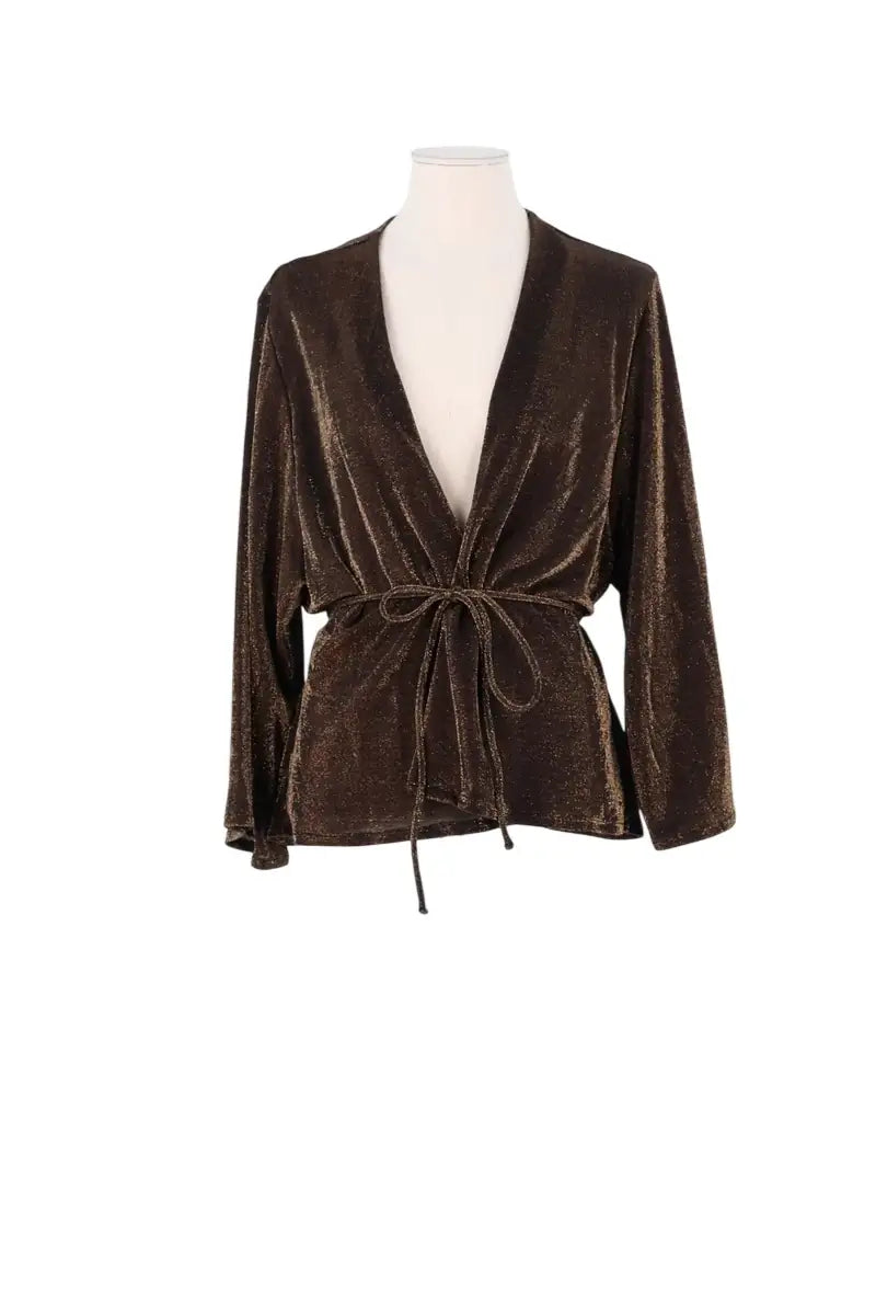 Top Noo Marron en Synthétique, taille S - Seconde Main