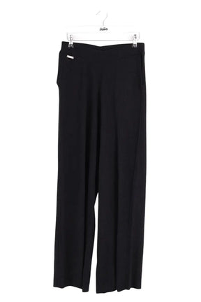 Pantalon large The Kooples Noir en Laine, taille M - Seconde Main