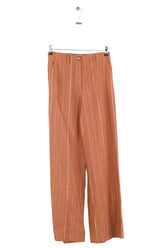 Pantalon large Momoni Marron en Lin, taille XS - Seconde Main