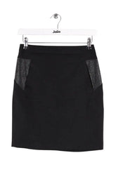 Jupe The Kooples Noir en Laine, taille S - Seconde Main