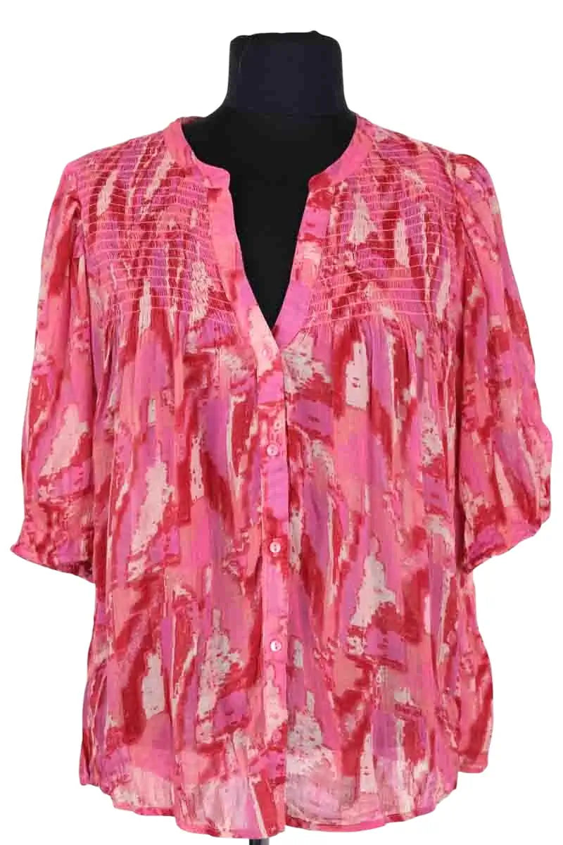 Blouse Ba&Sh Rose en Coton, taille L - Seconde Main