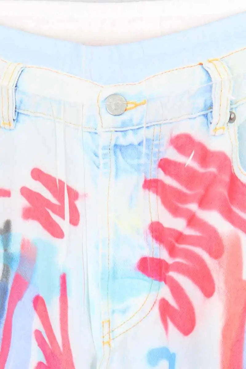 Pantalon Diesel Bleu en Synthétique