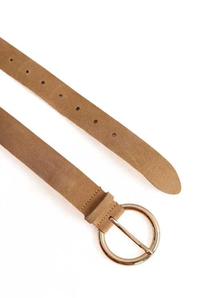 Ceinture en cuir Sandro Beige en Daim