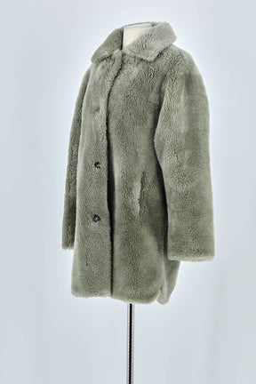 Manteau Yves Salomon  Vert