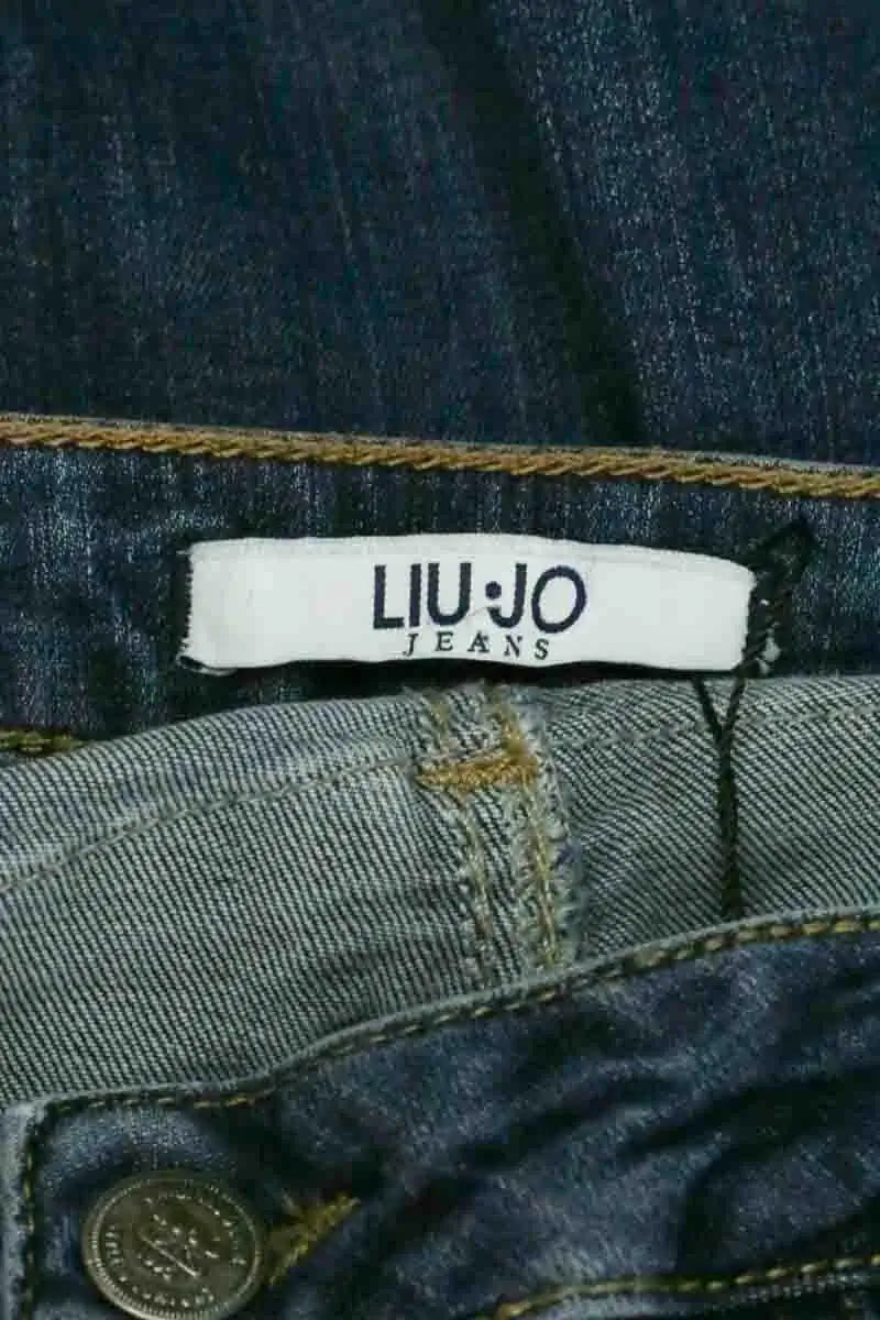 Jean slim Liu Jo Bleu en Coton