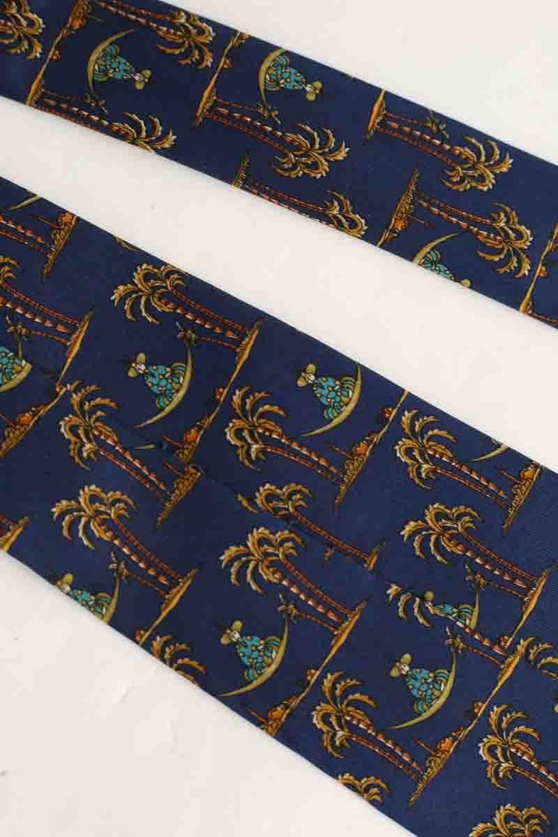 Cravate Salvatore Ferragamo  Bleu