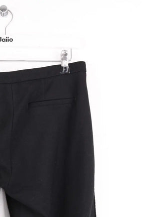 Pantalon droit Maje Noir en Synthétique