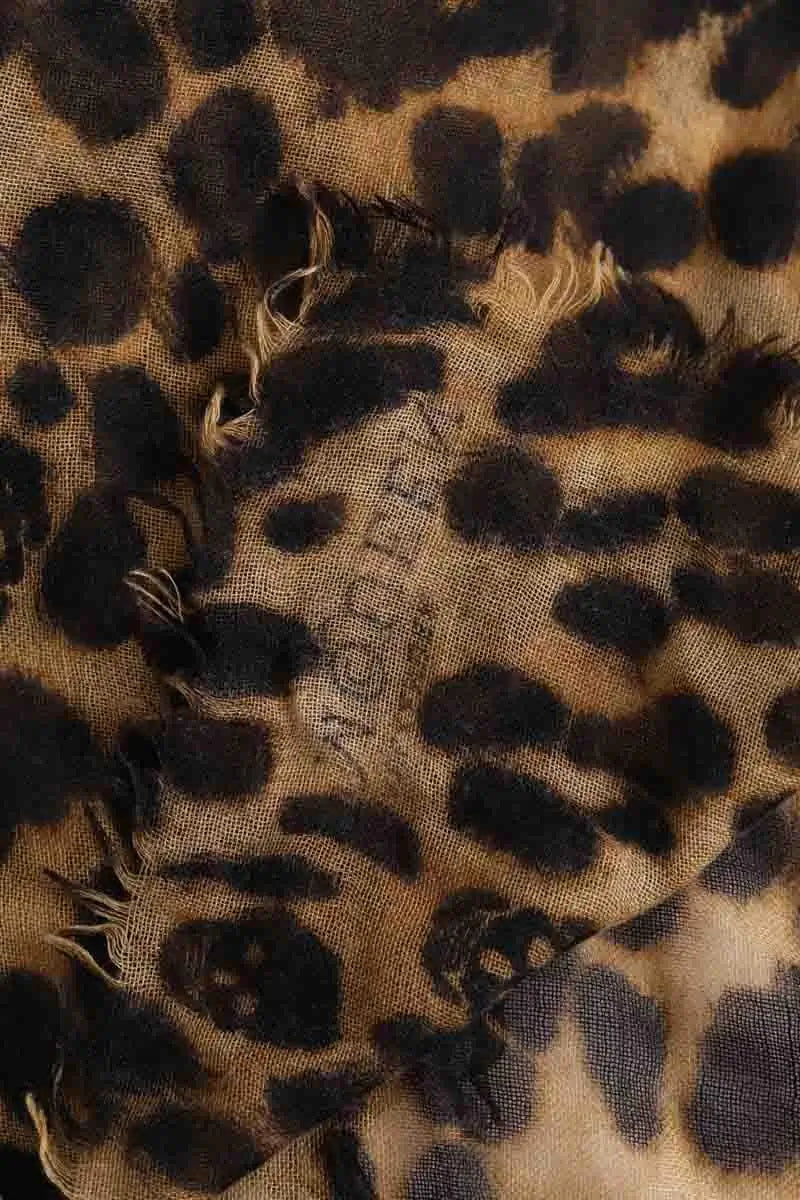 Chèche Alexander McQueen Marron en Cachemire
