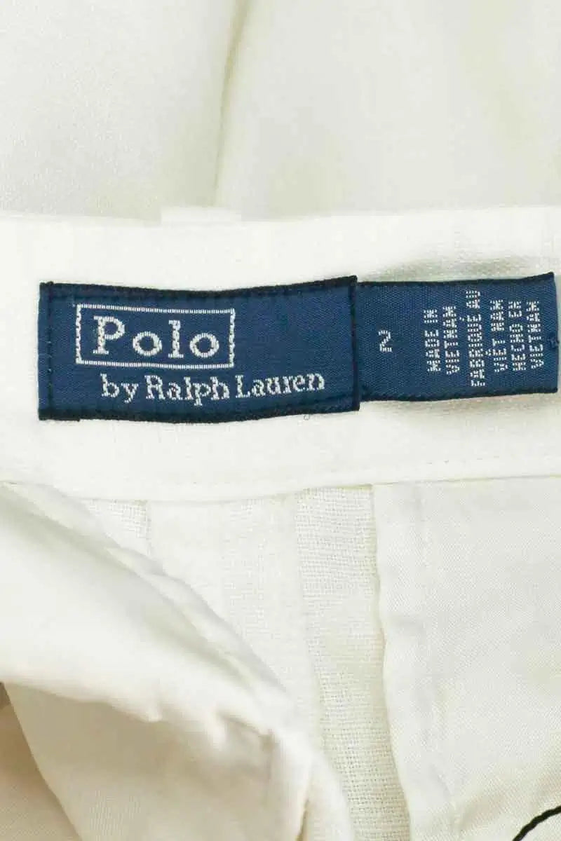 Bermuda Ralph Lauren Blanc en Lin