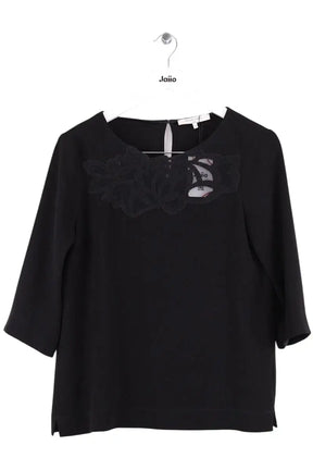 Blouse Gerard Darel Noir en Synthétique, taille M - Seconde Main