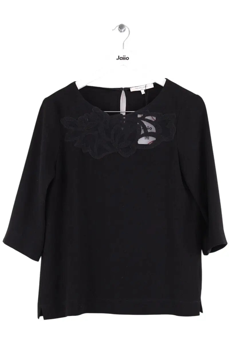 Blouse Gerard Darel Noir en Synthétique, taille M - Seconde Main