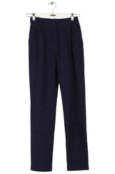 Pantalon droit Manoush Bleu en Coton, taille XS - Seconde Main