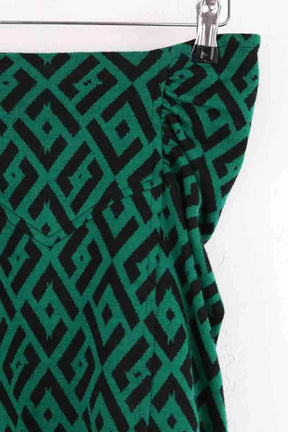 Jupe Diane Von Furstenberg Chianti Vert en Laine