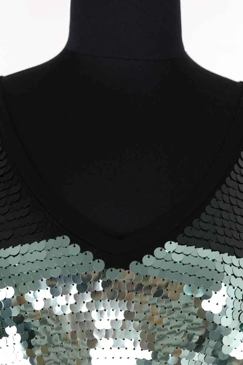 Top Emporio Armani Noir en Viscose