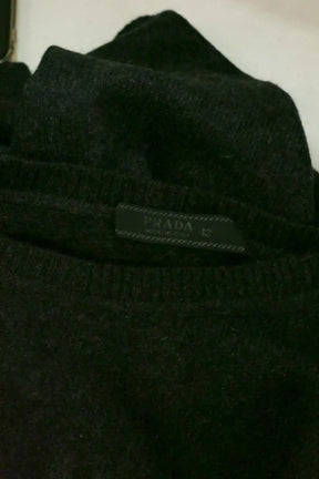 Pull Prada Anthracite en Cachemire
