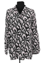 Blouse The Kooples Noir en Soie, taille L - Seconde Main