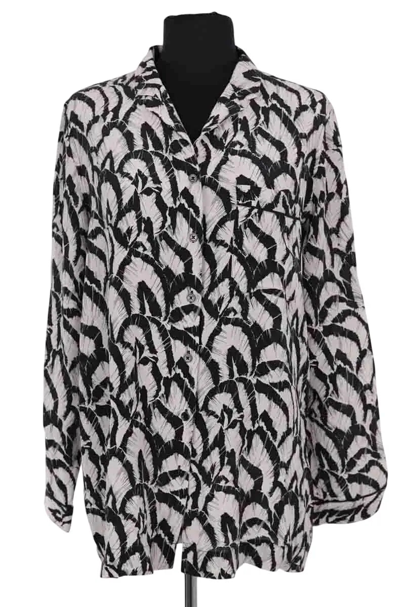 Blouse The Kooples Noir en Soie, taille L - Seconde Main