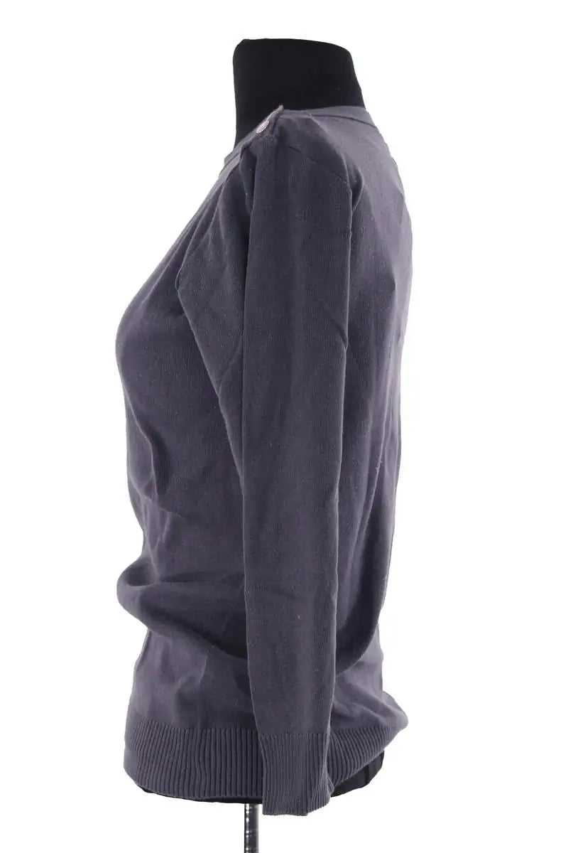 Top Agnès B. Gris en Coton