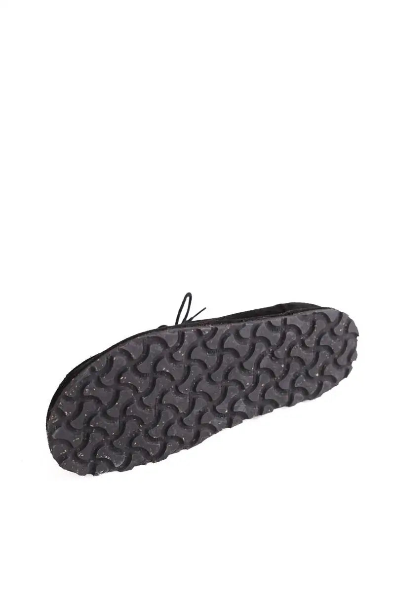 Chaussures à lacets Birkenstock Utti Lace Narrow Noir en Daim