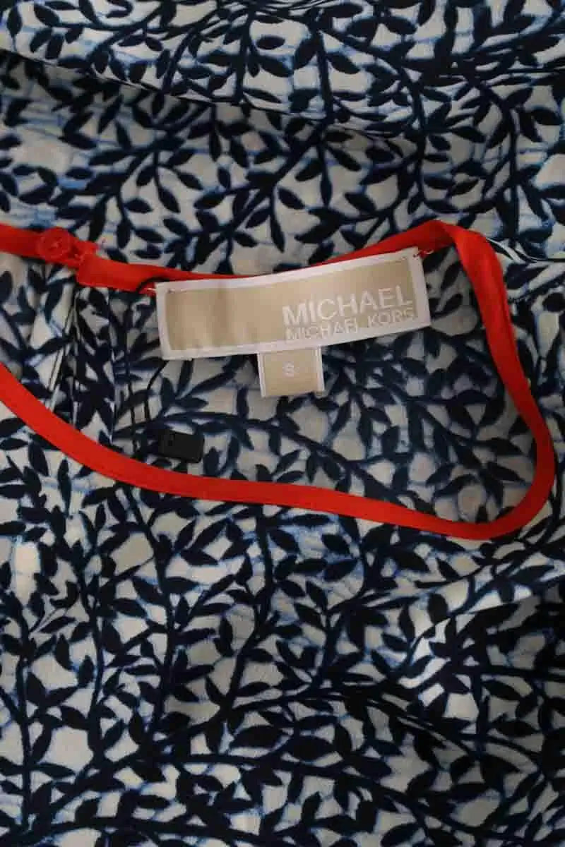 Blouse Michael Kors Bleu en Synthétique