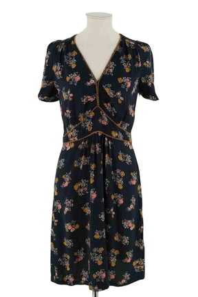 Robe Sessun Marine en Viscose, taille M - Seconde Main