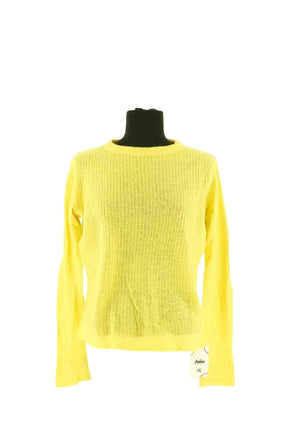 Pull Zadig & Voltaire Jaune en Cachemire, taille S - Seconde Main