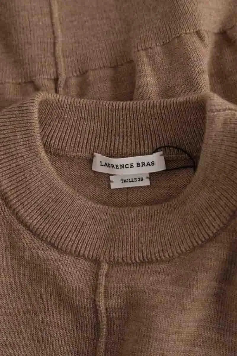 Pull Laurence Bras Beige en Laine