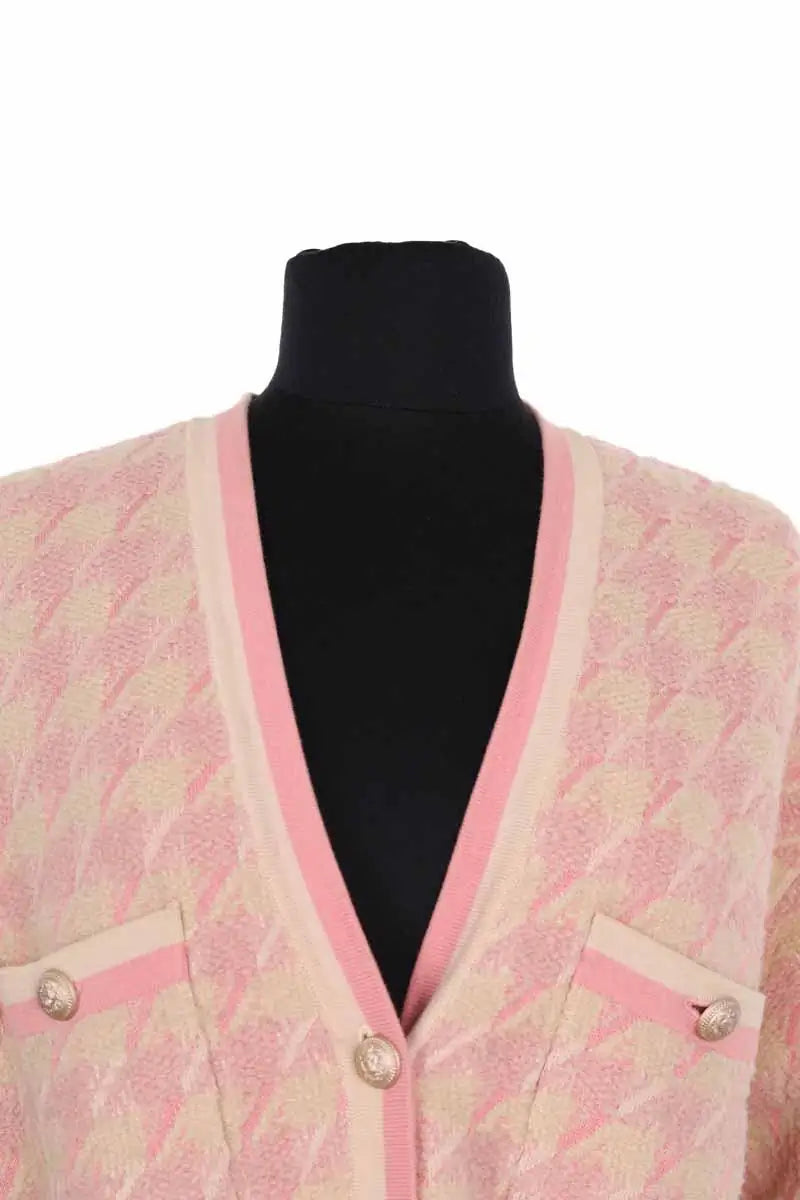Cardigan Sandro Rose en Coton