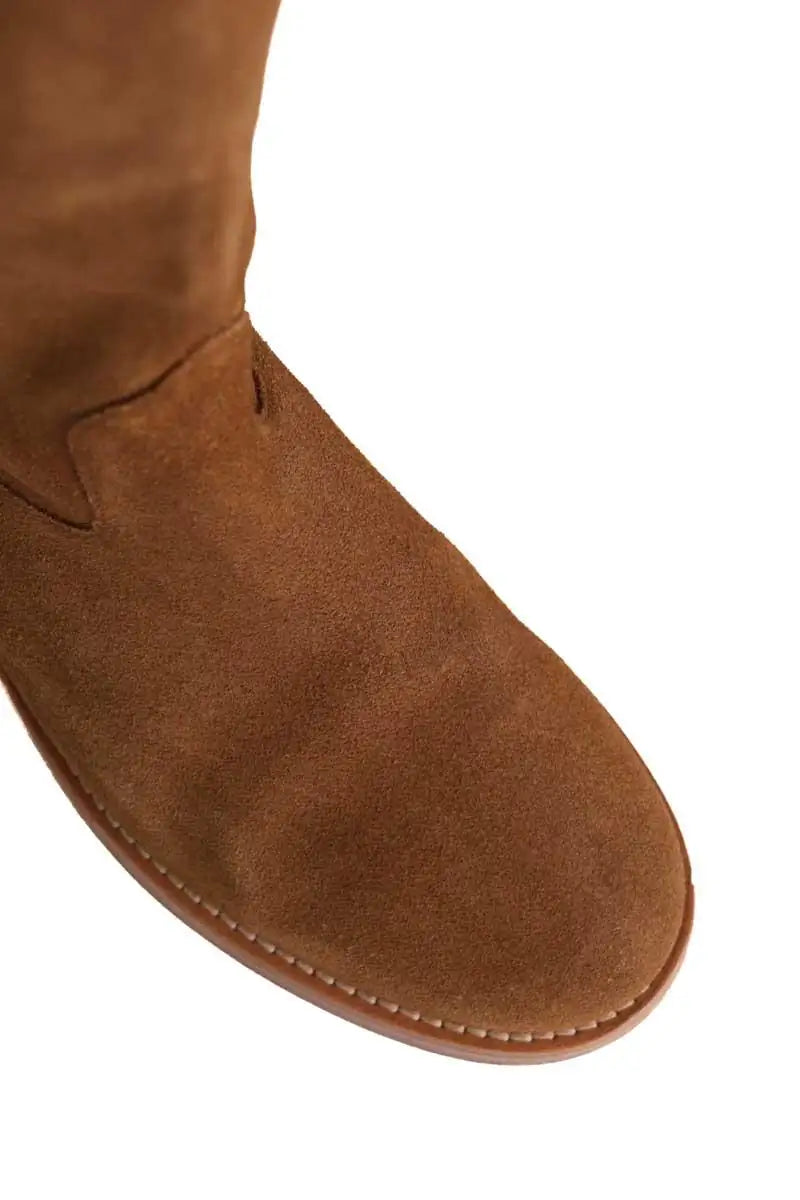 Bottes Ba&Sh Camel en Daim
