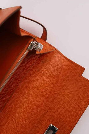 Portefeuille Hermès  Orange