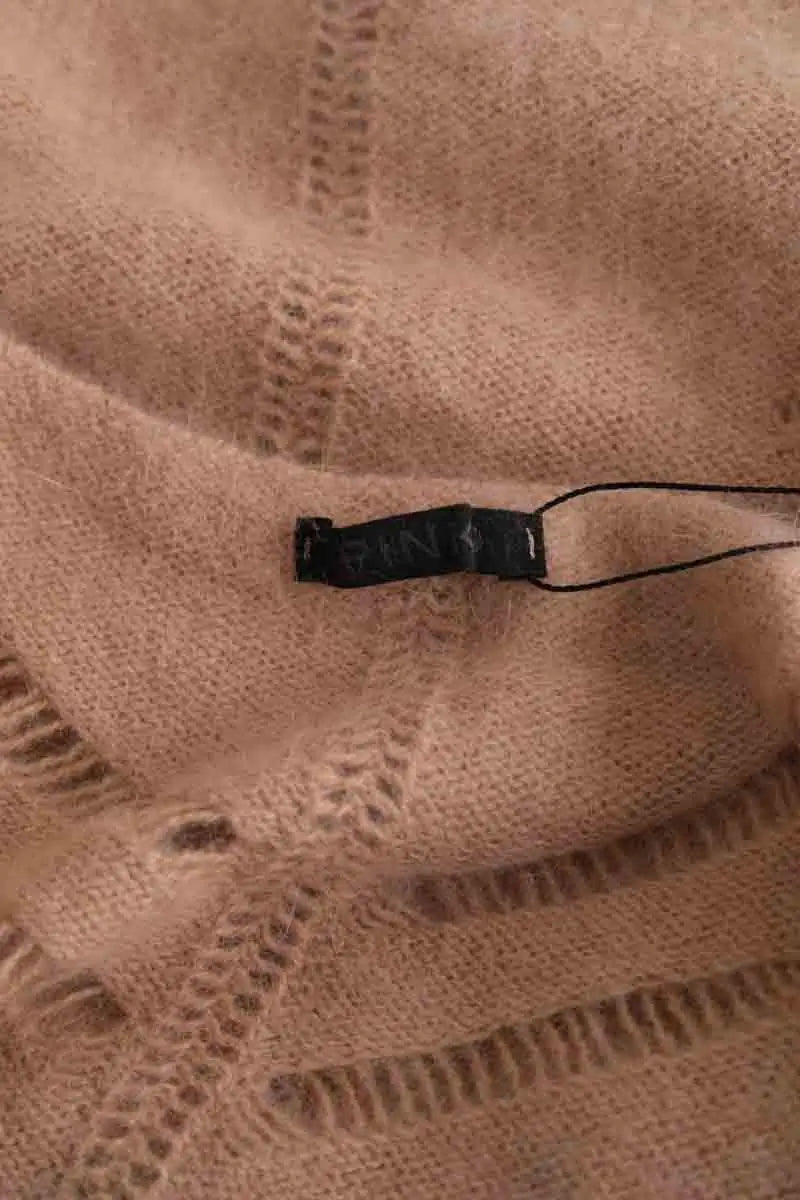 Pull Pinko Beige en Laine