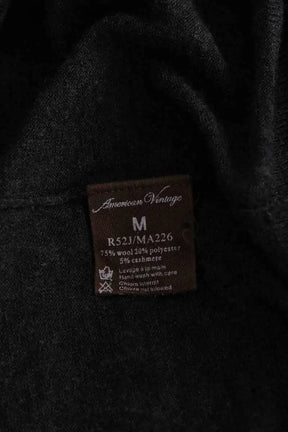 Pull American Vintage Anthracite en Laine