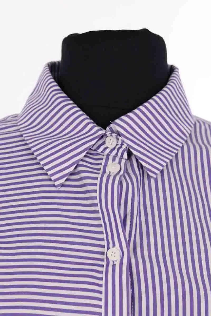 Chemise Balzac Violet en Coton