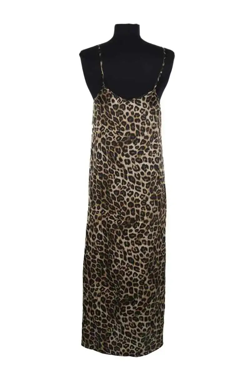 Robe The Kooples Marron en Soie