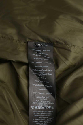 Manteau Yves Salomon  Kaki